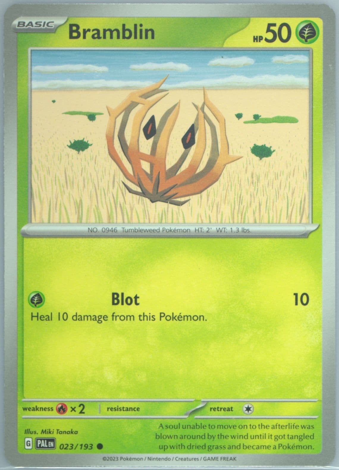 Bramblin (023) 2023 Pokemon Pal EN-Paldea Evolved
