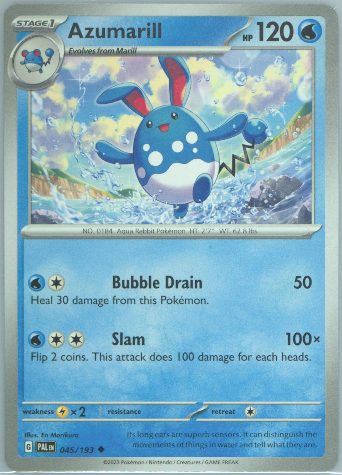 Azumarill (045) 2023 Pokemon Pal EN-Paldea Evolved