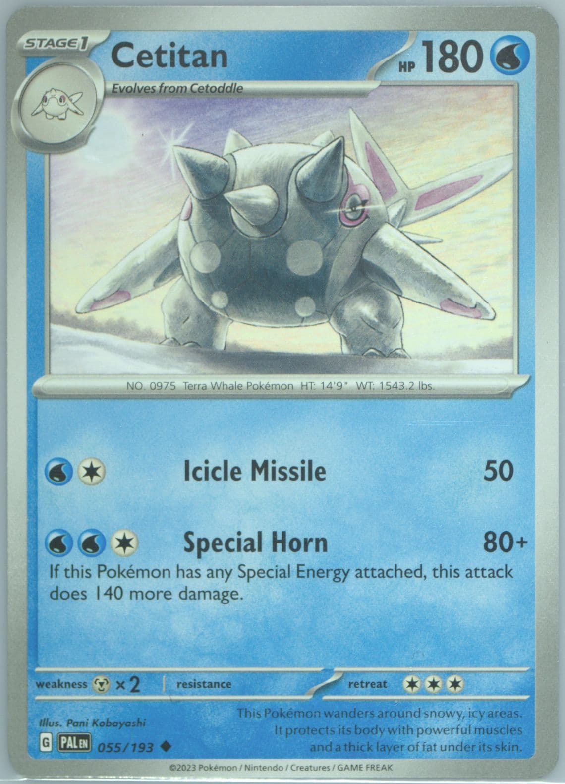 Cetitan (055) 2023 Pokemon Pal EN-Paldea Evolved