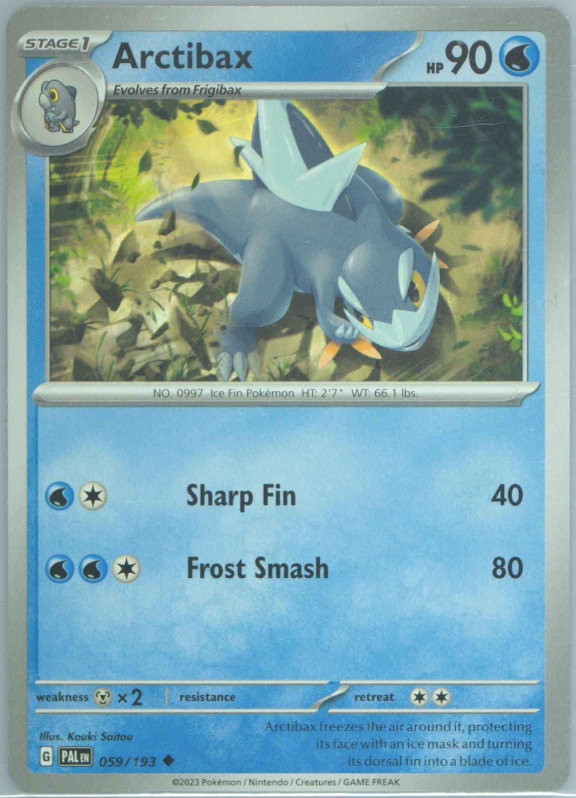 Arctibax (059) 2023 Pokemon Pal EN-Paldea Evolved