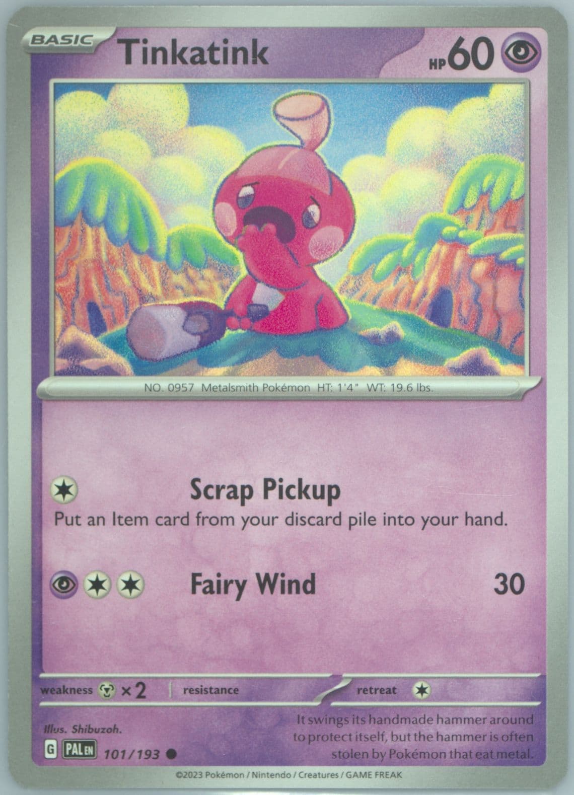 Tinkatink (101) 2023 Pokemon Pal EN-Paldea Evolved