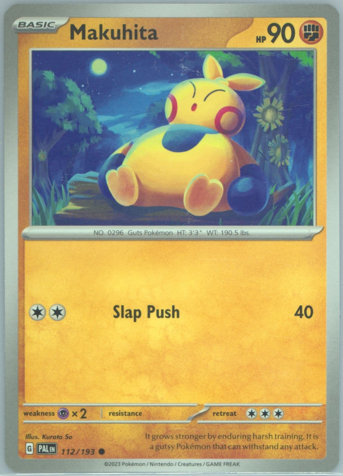 Makuhita (112) 2023 Pokemon Pal EN-Paldea Evolved