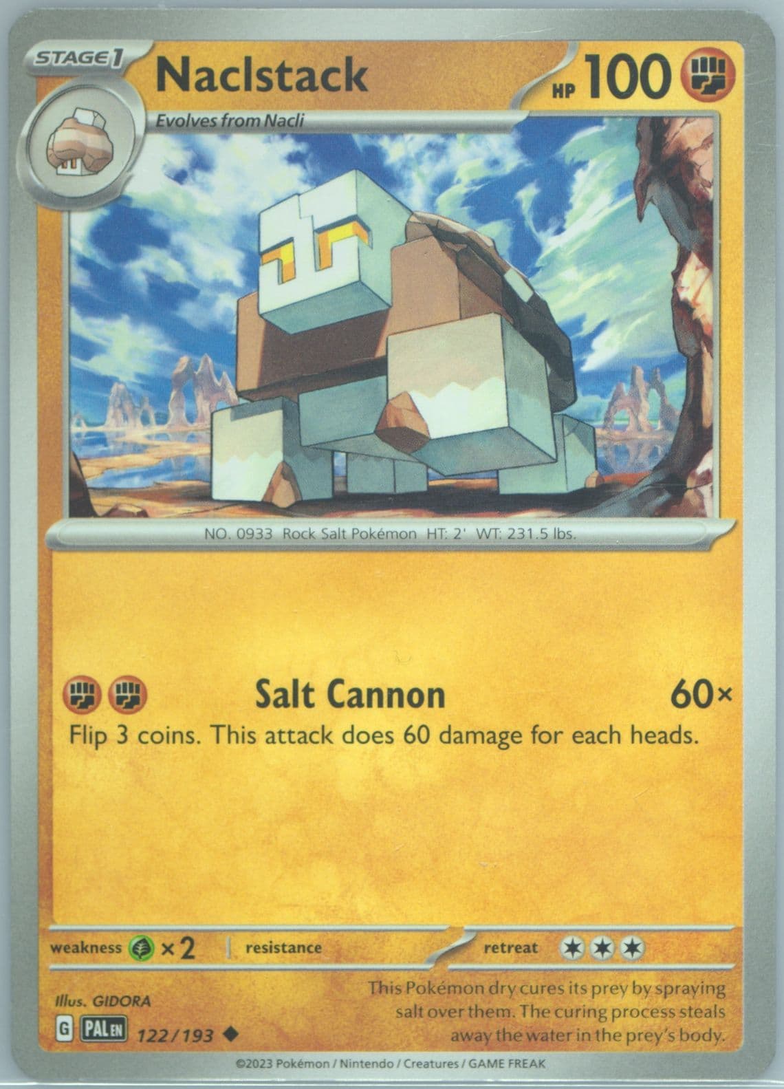 Naclstack (122) 2023 Pokemon Pal EN-Paldea Evolved