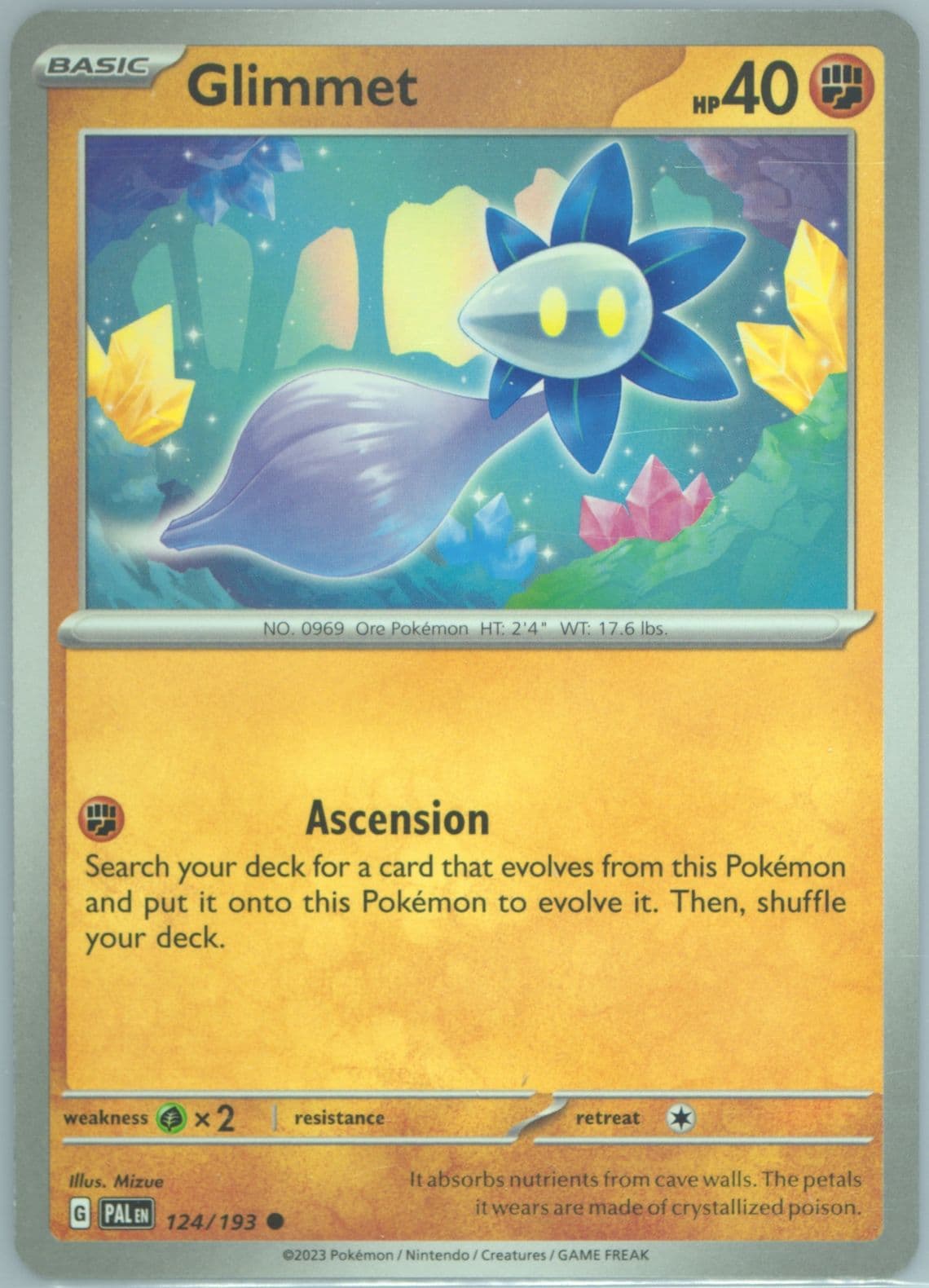 Glimmet (124) 2023 Pokemon Pal EN-Paldea Evolved