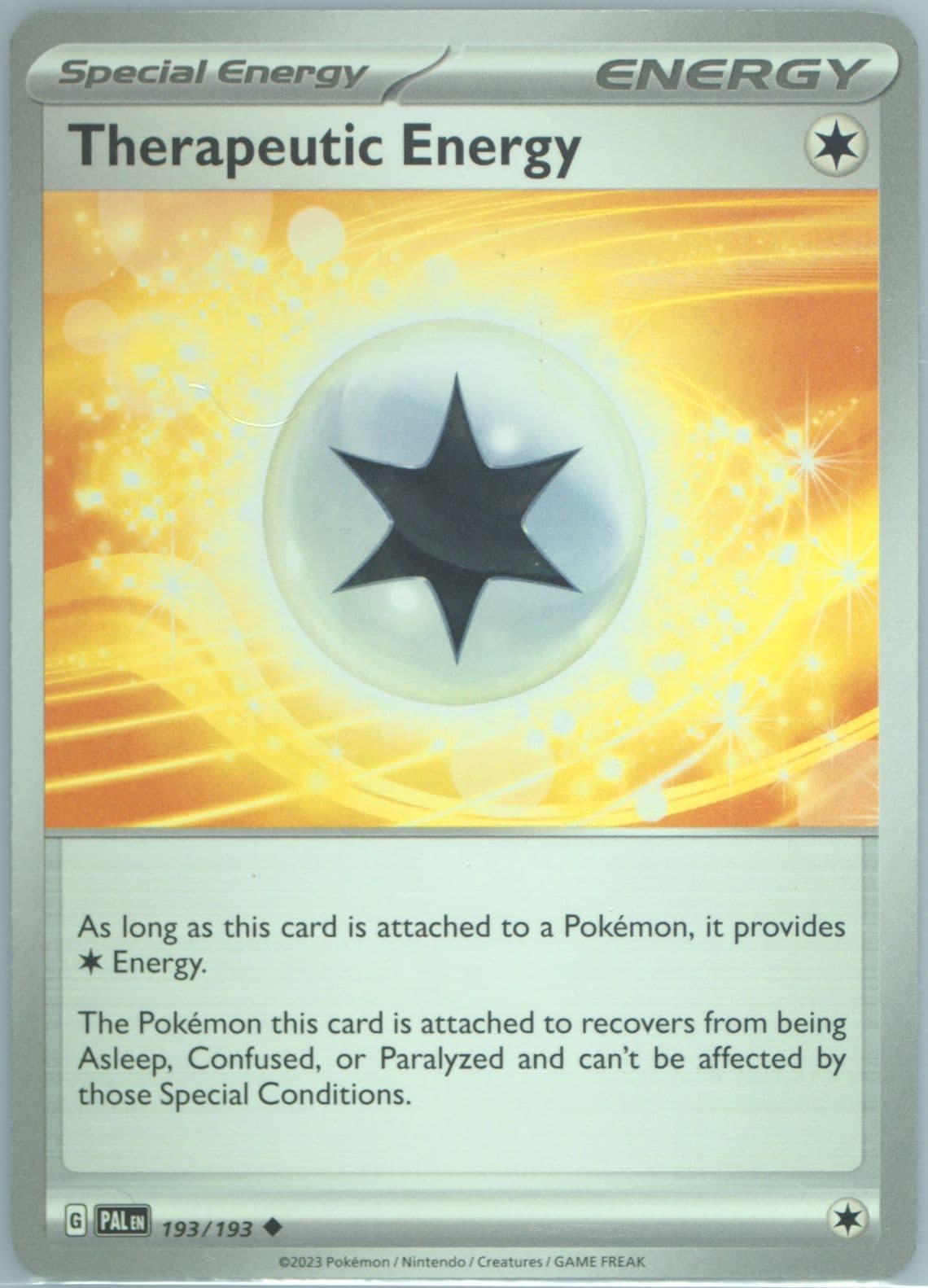 Therapeutic Energy (193) 2023 Pokemon Pal EN-Paldea Evolved