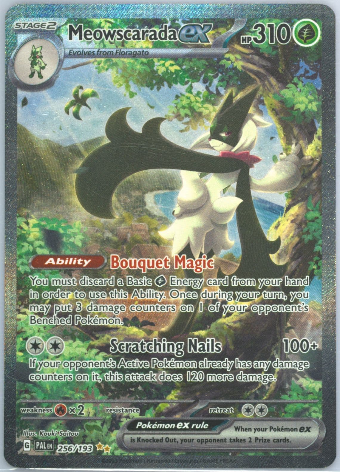 Meowscarada EX Special Illustration Rare (256) 2023 Pokemon Pal EN-Paldea Evolved