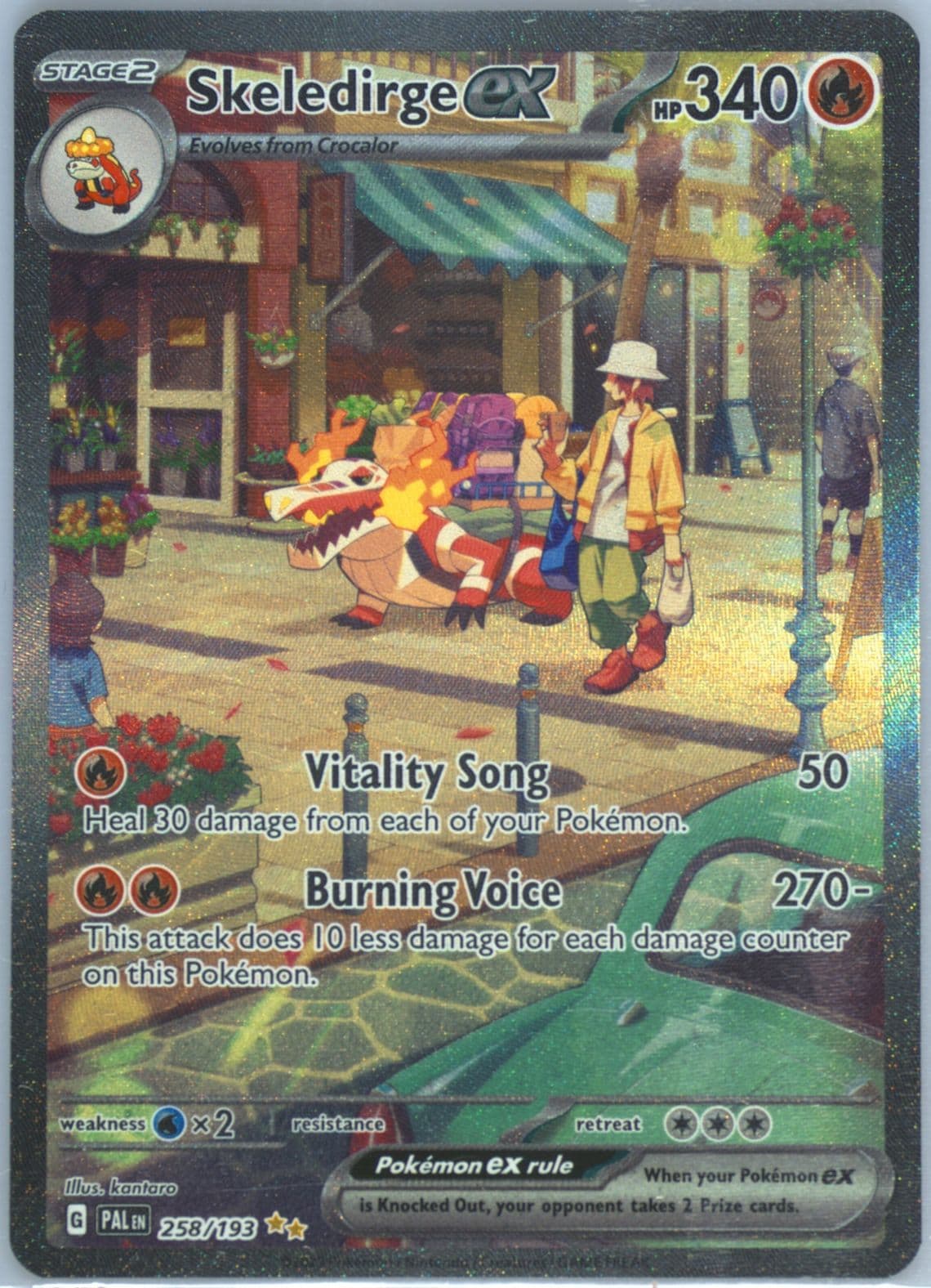 Skeledirge EX Special Illustration Rare (258) 2023 Pokemon Pal EN-Paldea Evolved