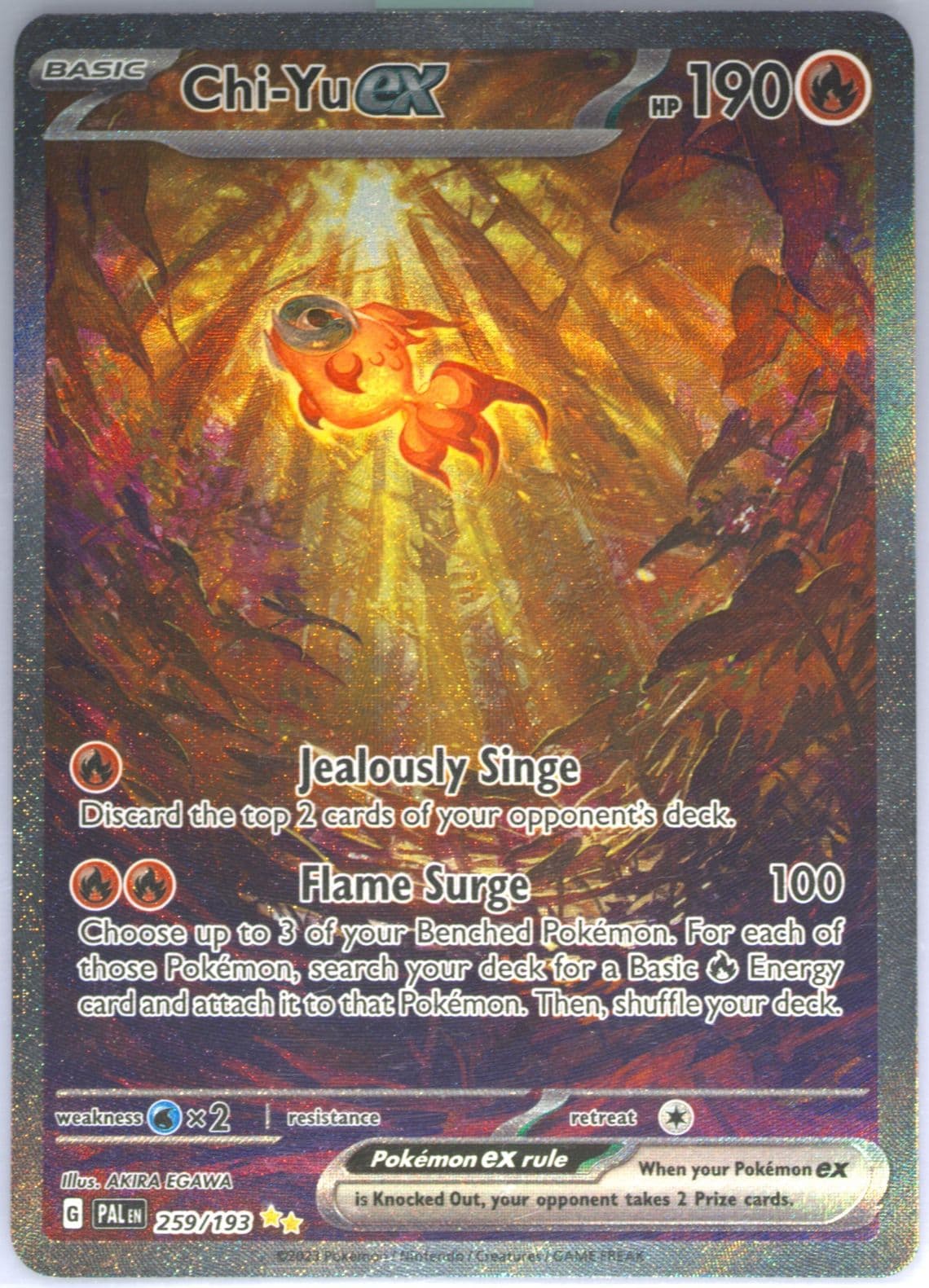 Chi-YU EX Special Illustration Rare (259) 2023 Pokemon Pal EN-Paldea Evolved