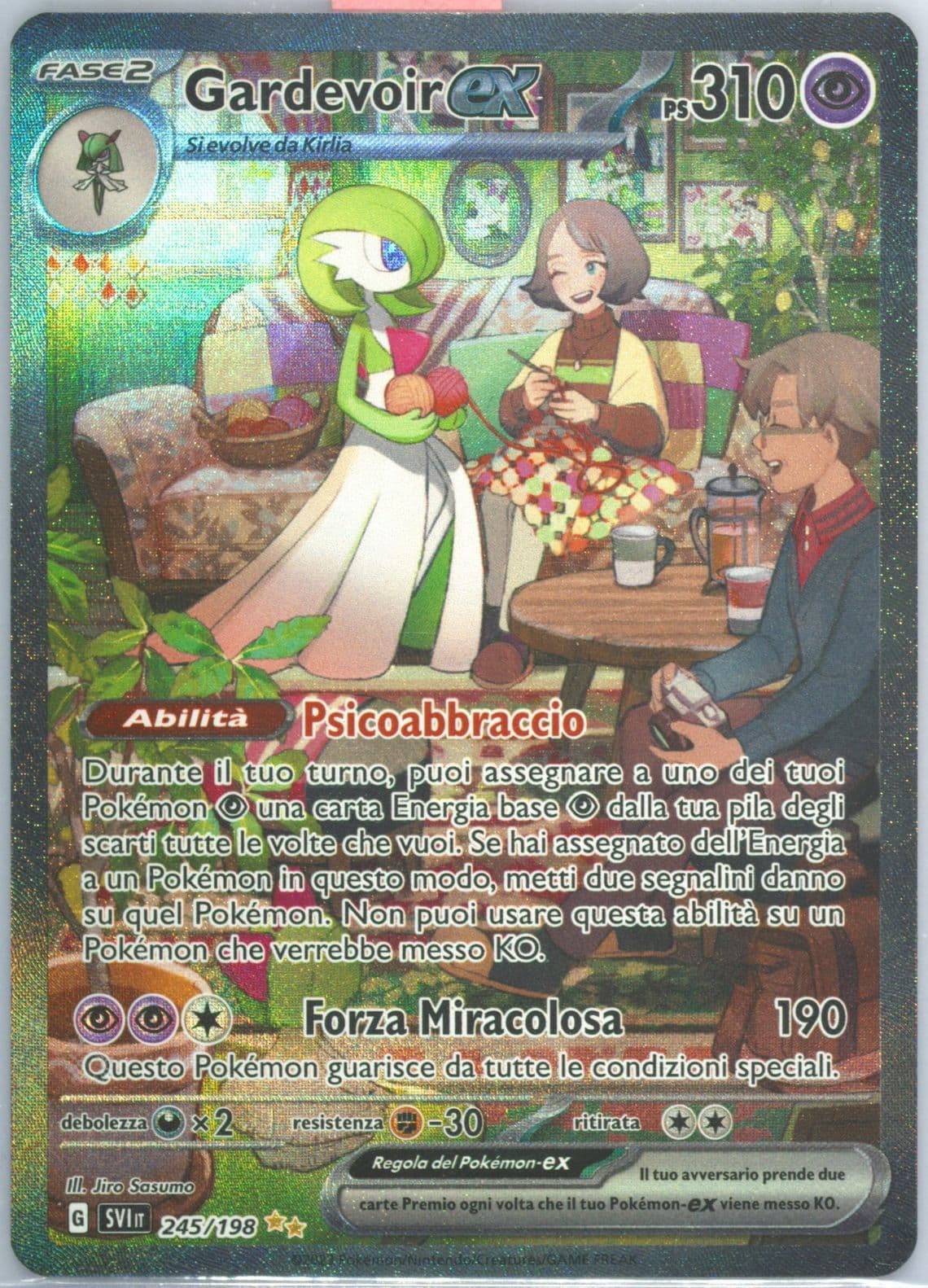 Gardevoir EX Special Illustration Rare (245) 2023 Pokemon Italian Svi It-Scarlet & Violet