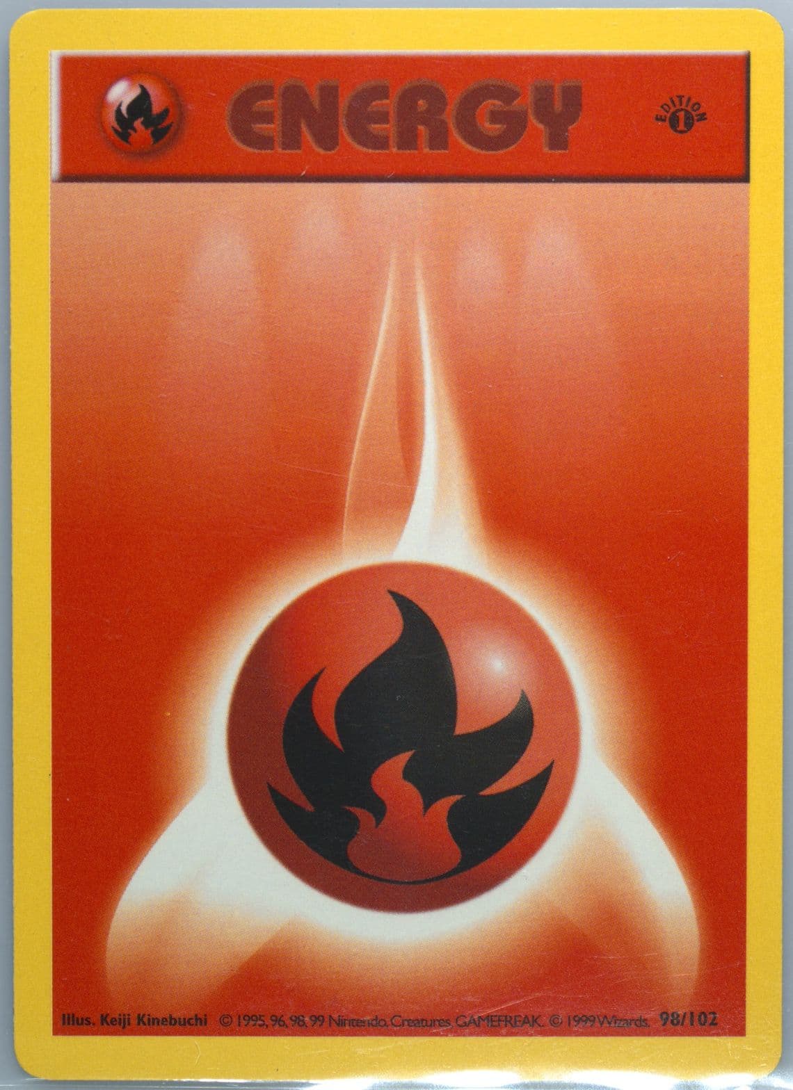 Fire Energy 1st Edition (98) 1999 Pokemon Game