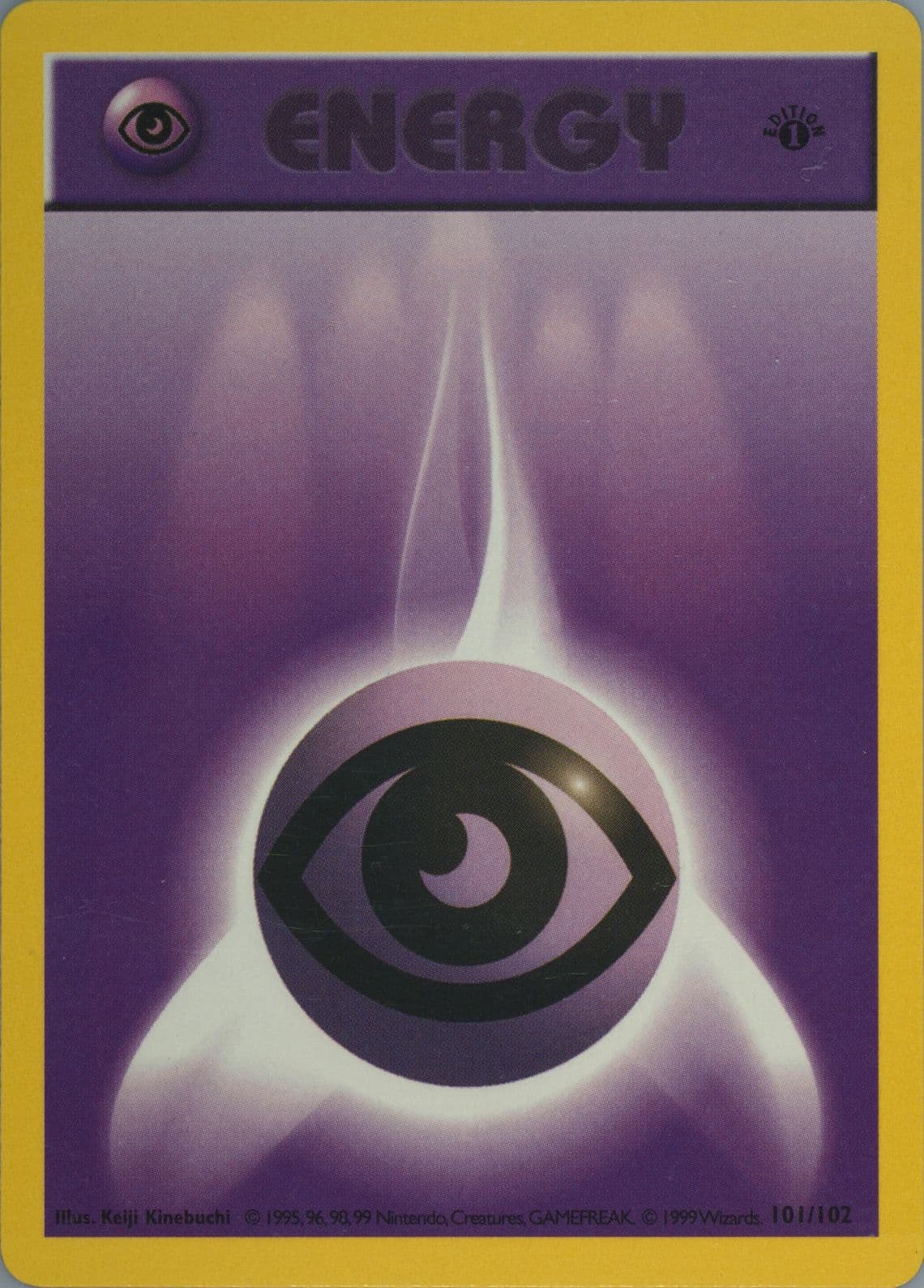 Psychic Energy 1st Edition (101) 1999 Pokemon Game