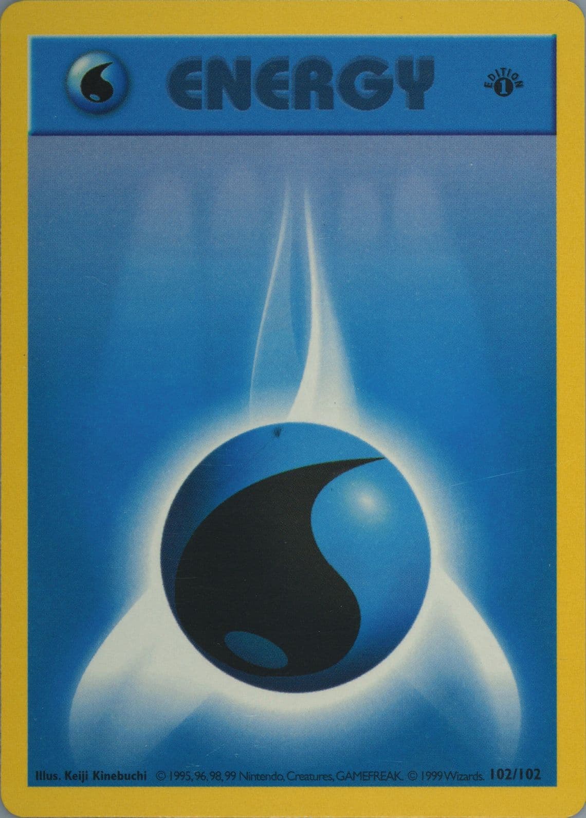 Water Energy 1st Edition (102) 1999 Pokemon Game