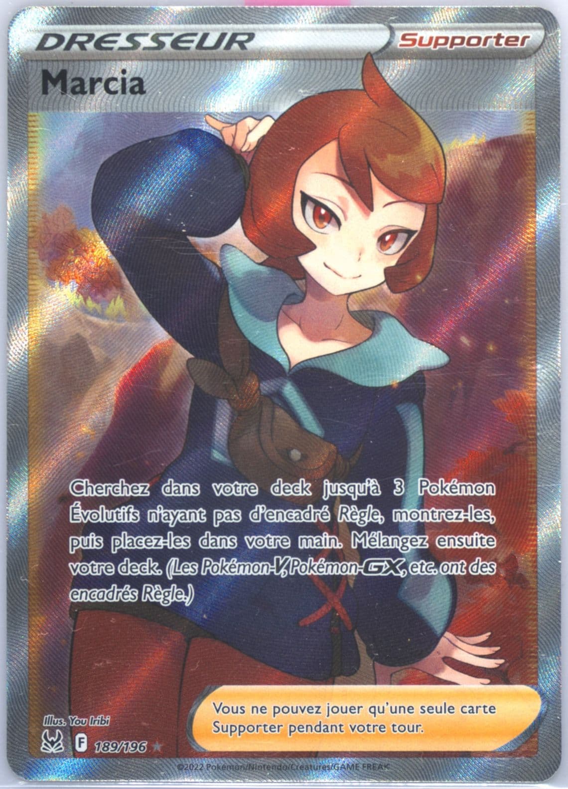 Full Art/Marcia French (189) 2022 Pokemon Sword & Shield Lost Origin