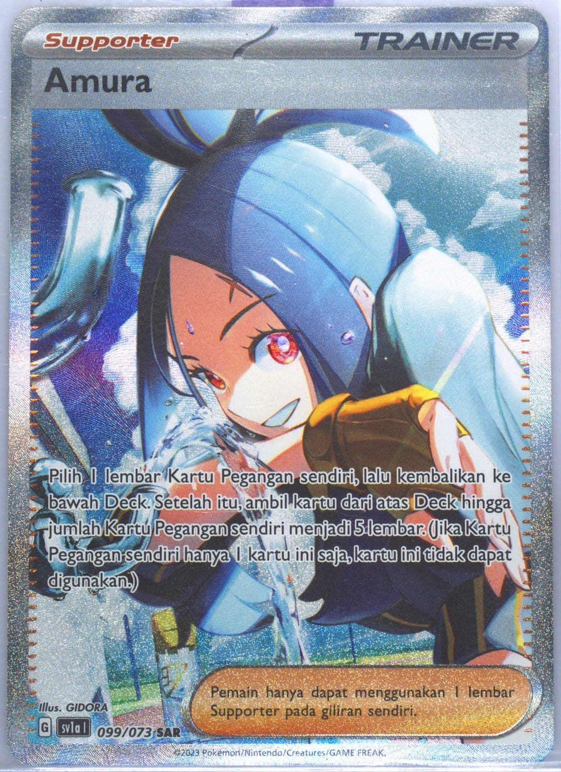 Dendra Special Art Rare (099) 2023 Pokemon Indonesian Sv1a I-Triplet Beat