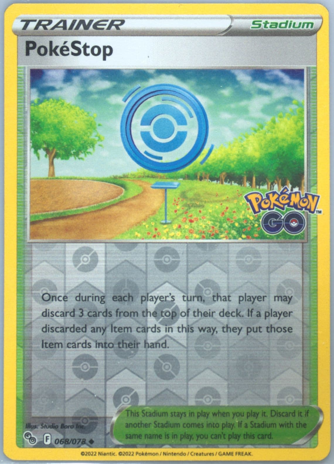 Pokestop-Reverse Foil (068) 2022 Pokemon Go