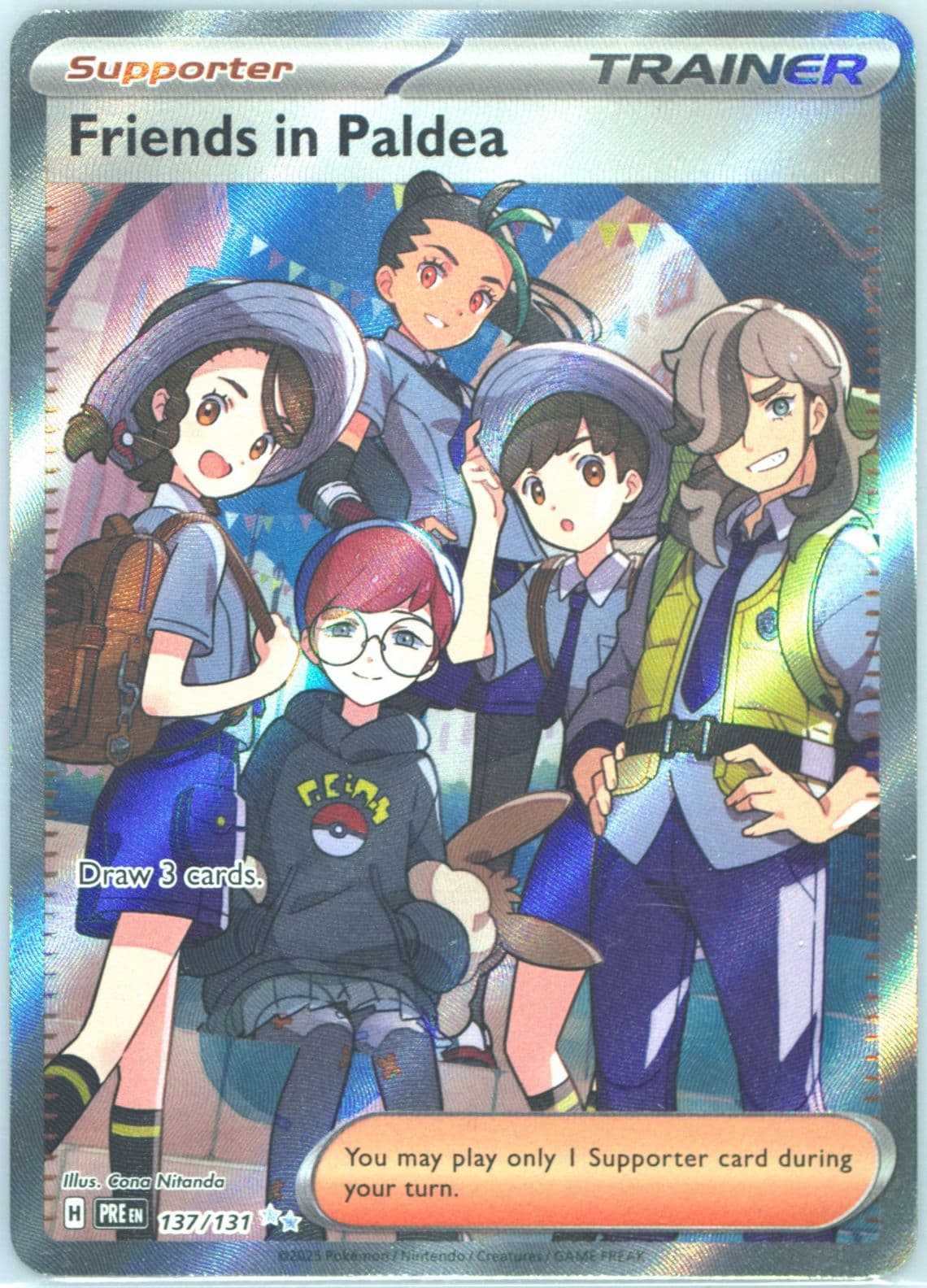 Friends in Paldea Ultra Rare (137) 2025 Pokemon Pre EN-Prismatic Evolutions