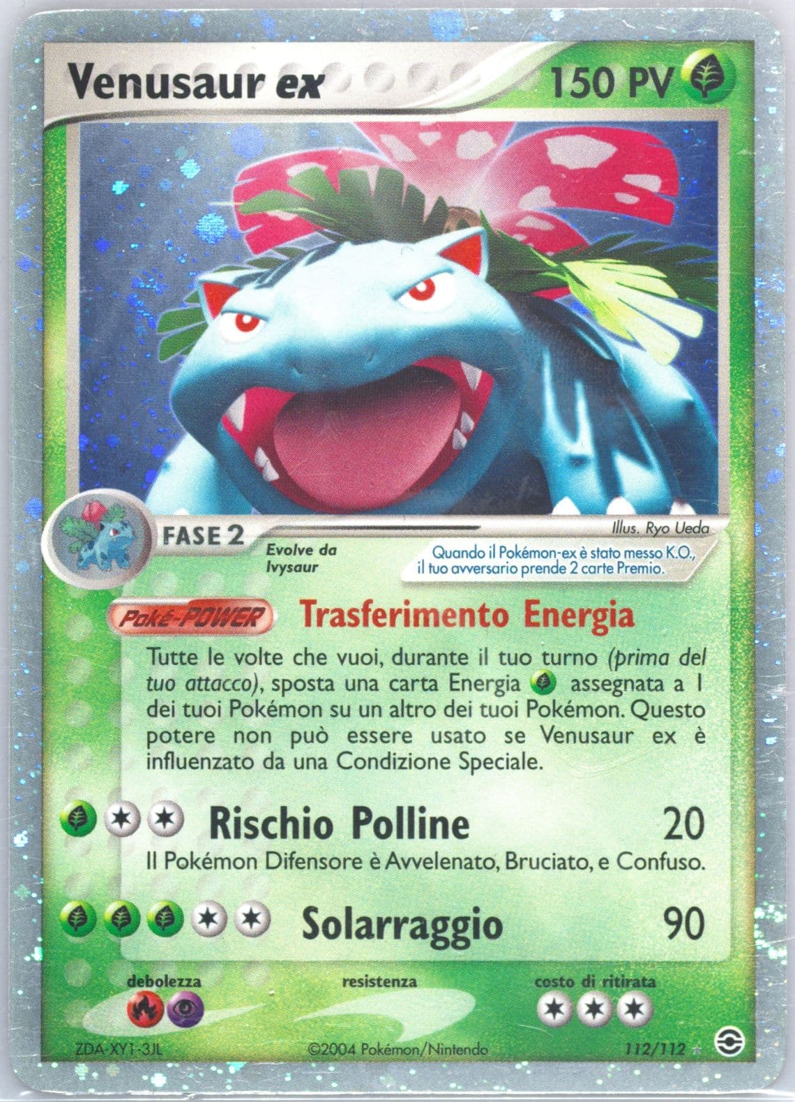 Venusaur EX-Holo Italian (112) 2004 Pokemon EX Fire Red & Leaf Green