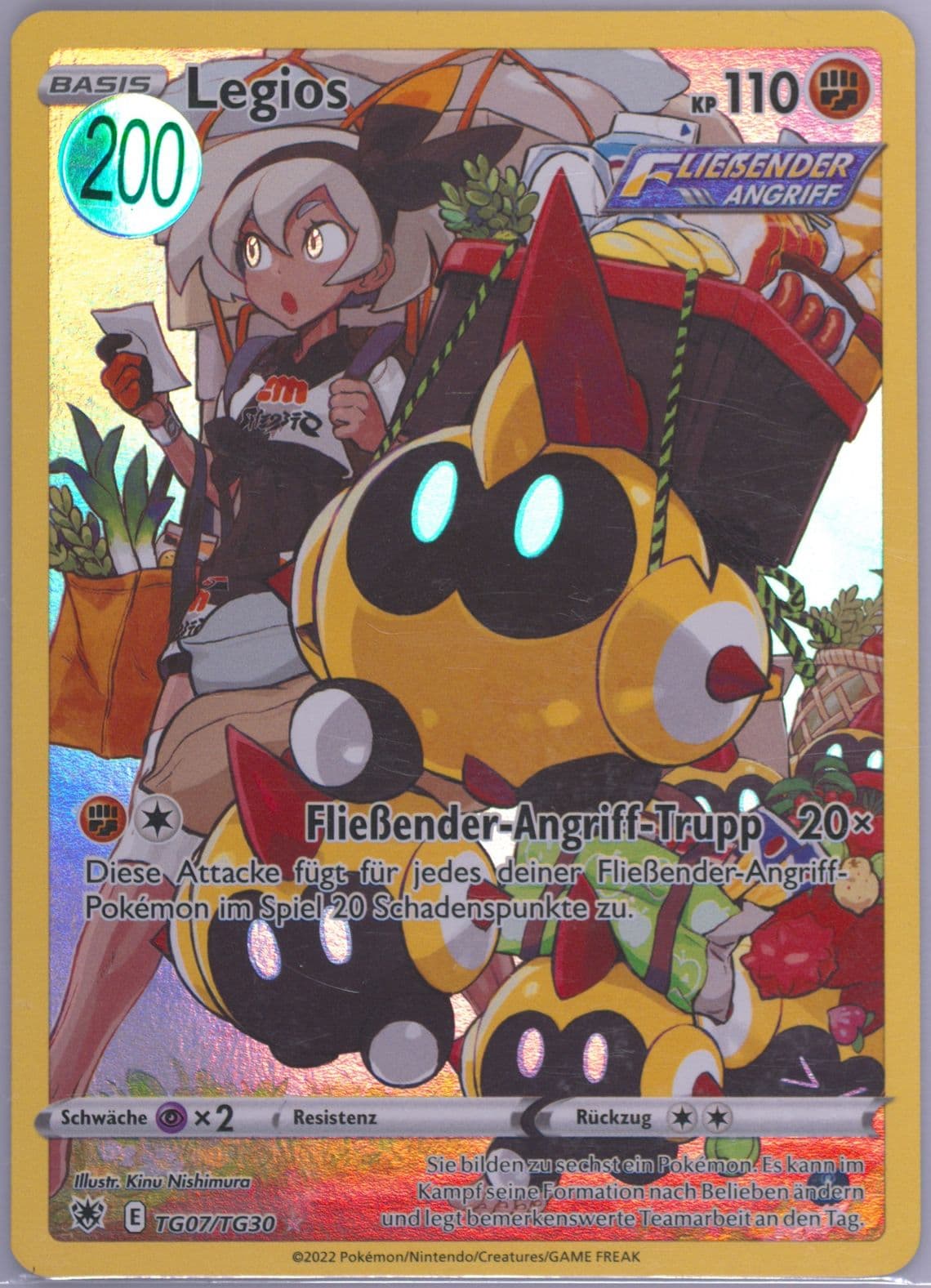 Full Art/Legios German (TG07) 2022 Pokemon Sword & Shield Astral Radiance