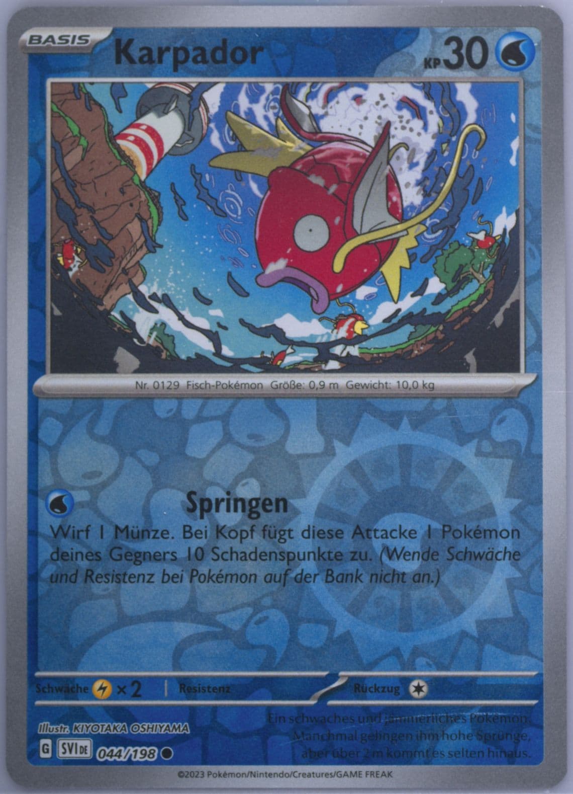 Magikarp Reverse Holo (044) 2023 Pokemon German Svi de-Scarlet & Violet