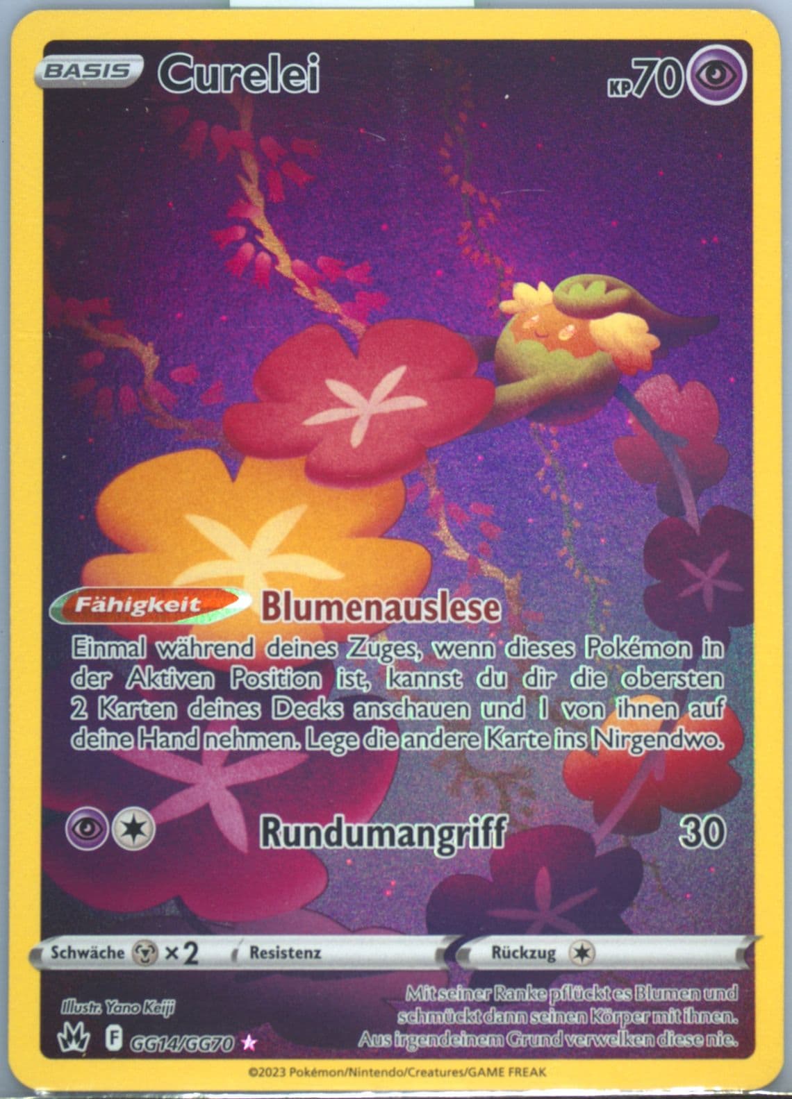 Full Art/Curelei (GG14) 2023 Pokemon Sword and Shield Crown Zenith