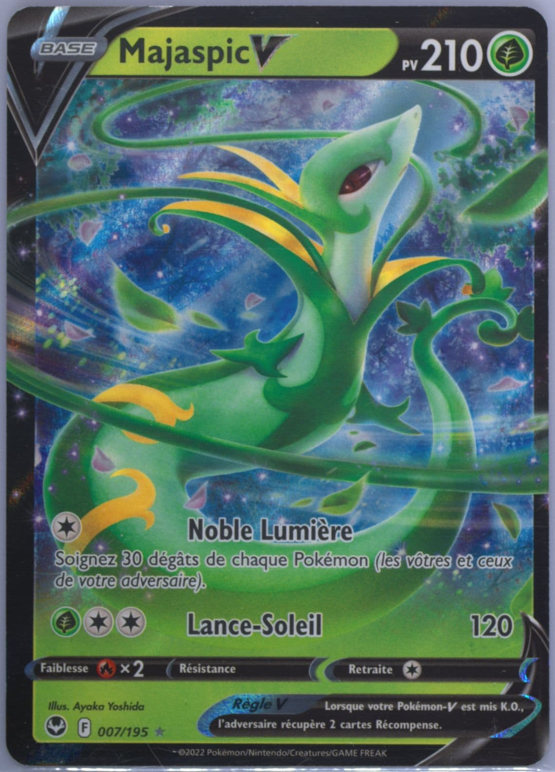 Majaspic V French (007) 2022 Pokemon Sword & Shield Silver Tempest