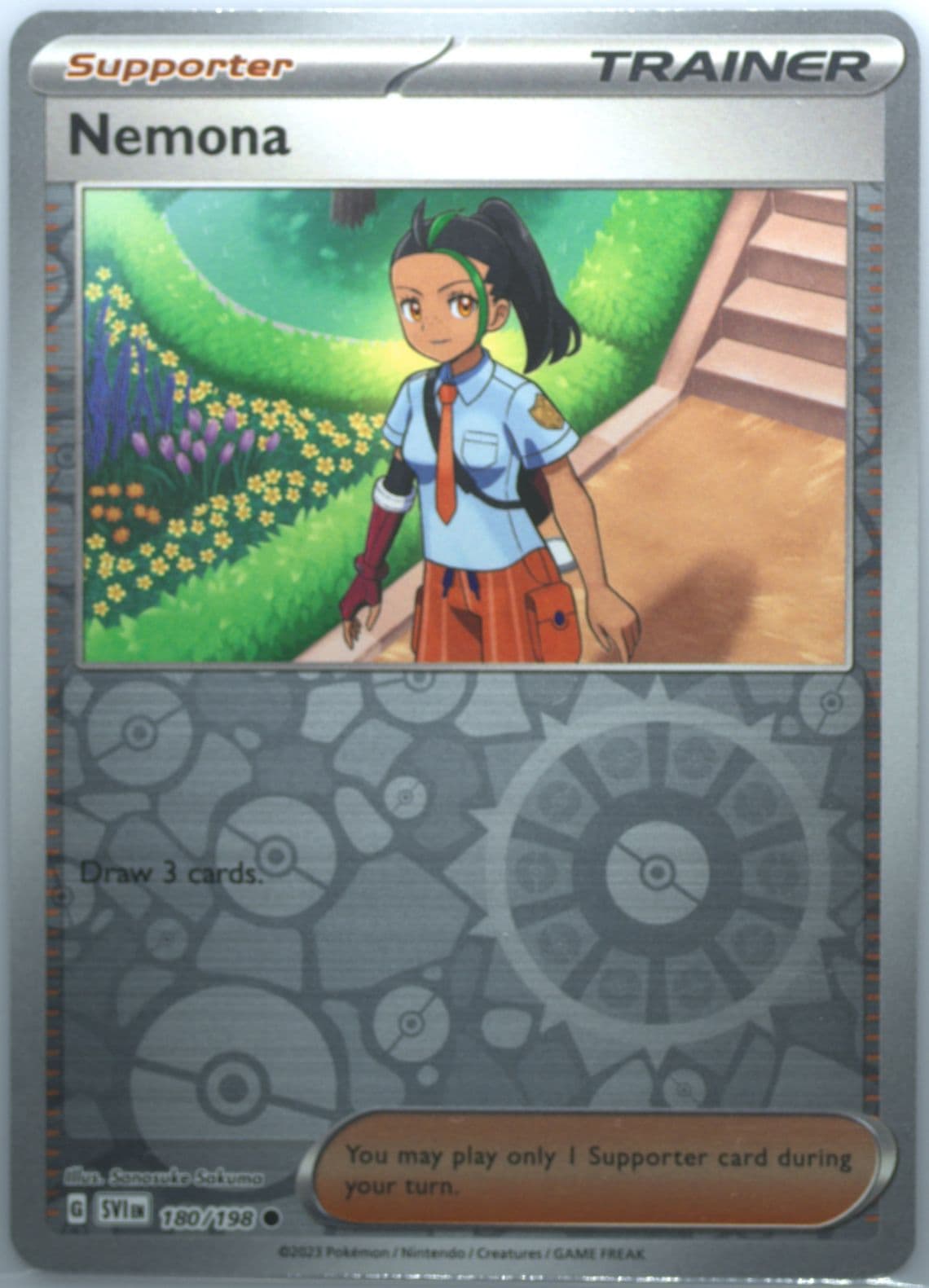 Nemona Reverse Holo (180) 2023 Pokemon Svi EN-Scarlet & Violet