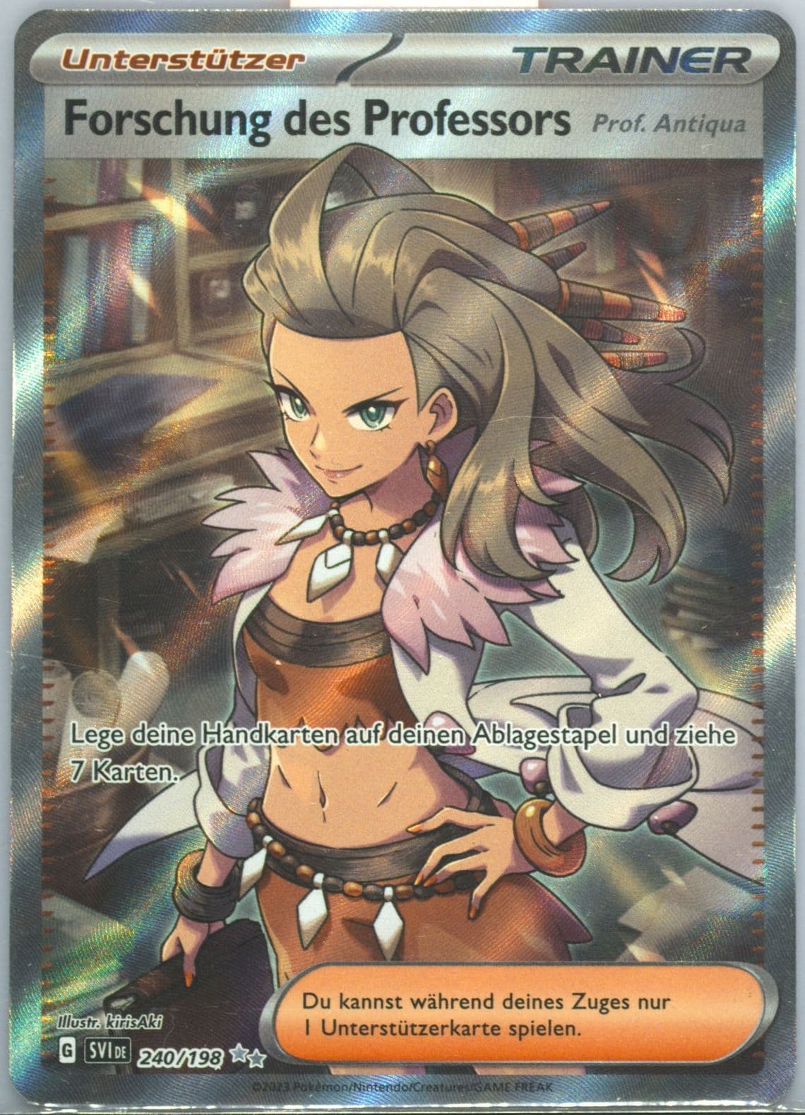 Professor's Research Ultra Rare (240) 2023 Pokemon German Svi de-Scarlet & Violet