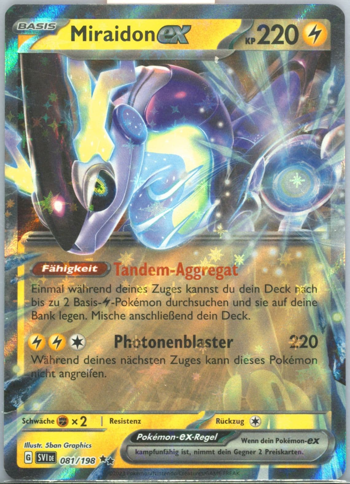 Miraidon EX (081) 2023 Pokemon German Svi de-Scarlet & Violet