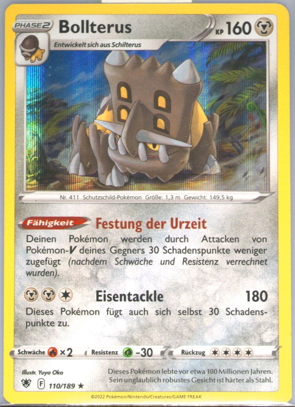 Bollterus-Holo German (110) 2022 Pokemon Sword & Shield Astral Radiance