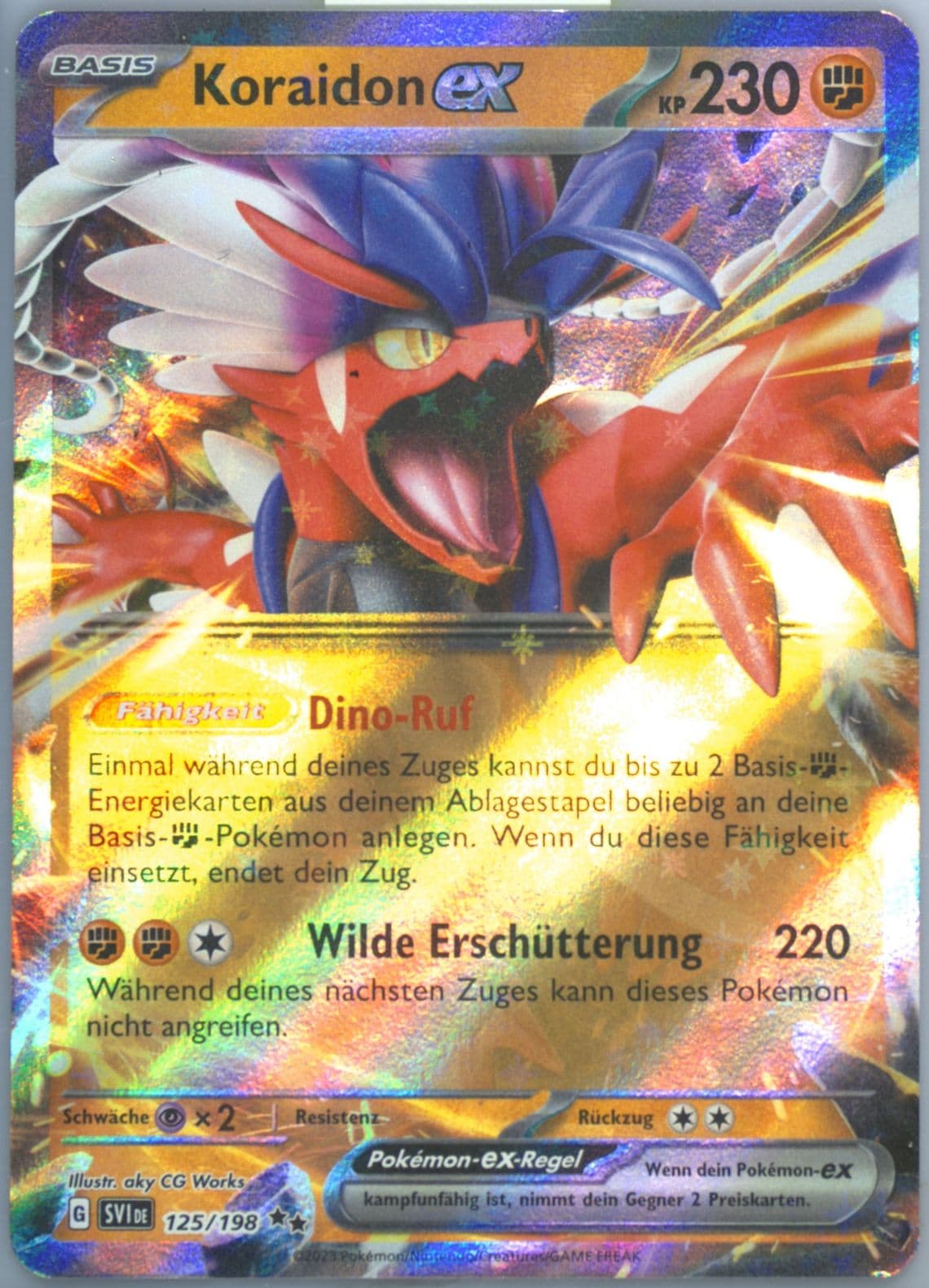 Koraidon EX (125) 2023 Pokemon German Svi de-Scarlet & Violet