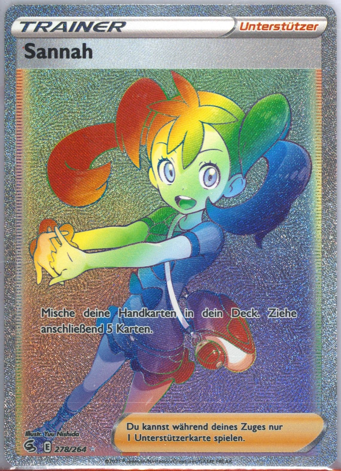 Full Art/Sannah German-Secret (278) 2021 Pokemon Sword & Shield Fusion Strike