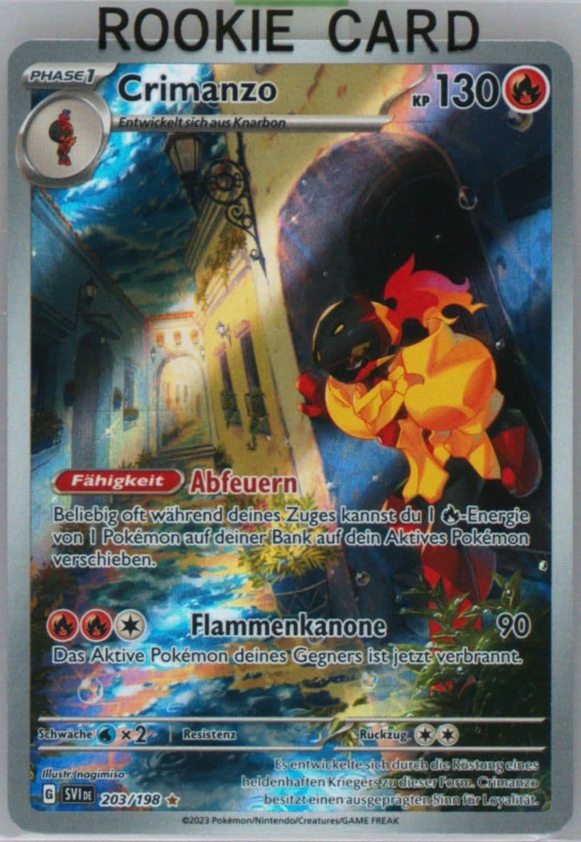 Armarouge Illustration Rare (203) 2023 Pokemon German Svi de-Scarlet & Violet