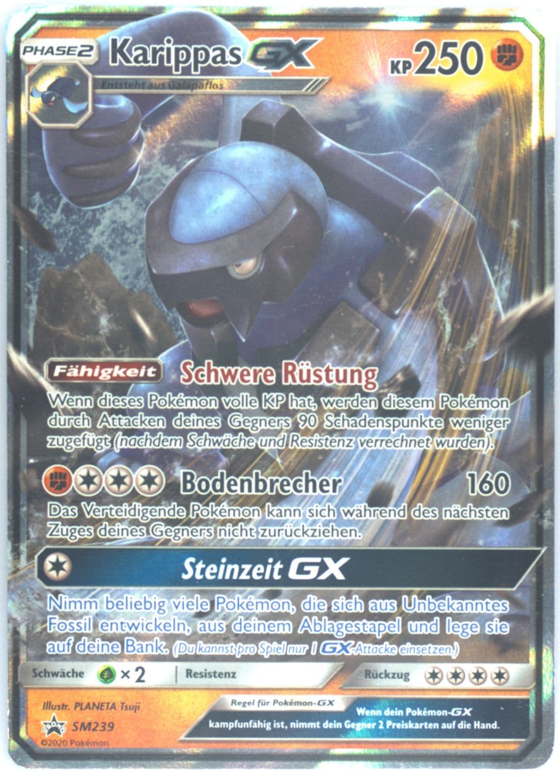 Karippas GX Tag Team Powers Collection-German (SM239) 2020 Pokemon SM Black Star Promo