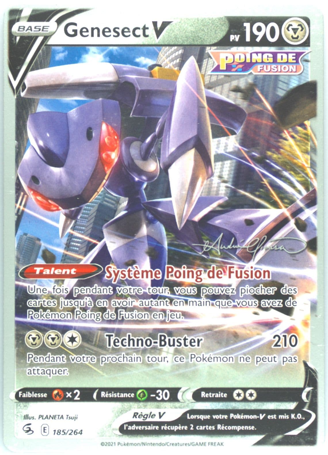 Genesect V The Shape of Mew-French (185) 2023 Pokemon 2022 World Championships Deck: the Shape of Mew