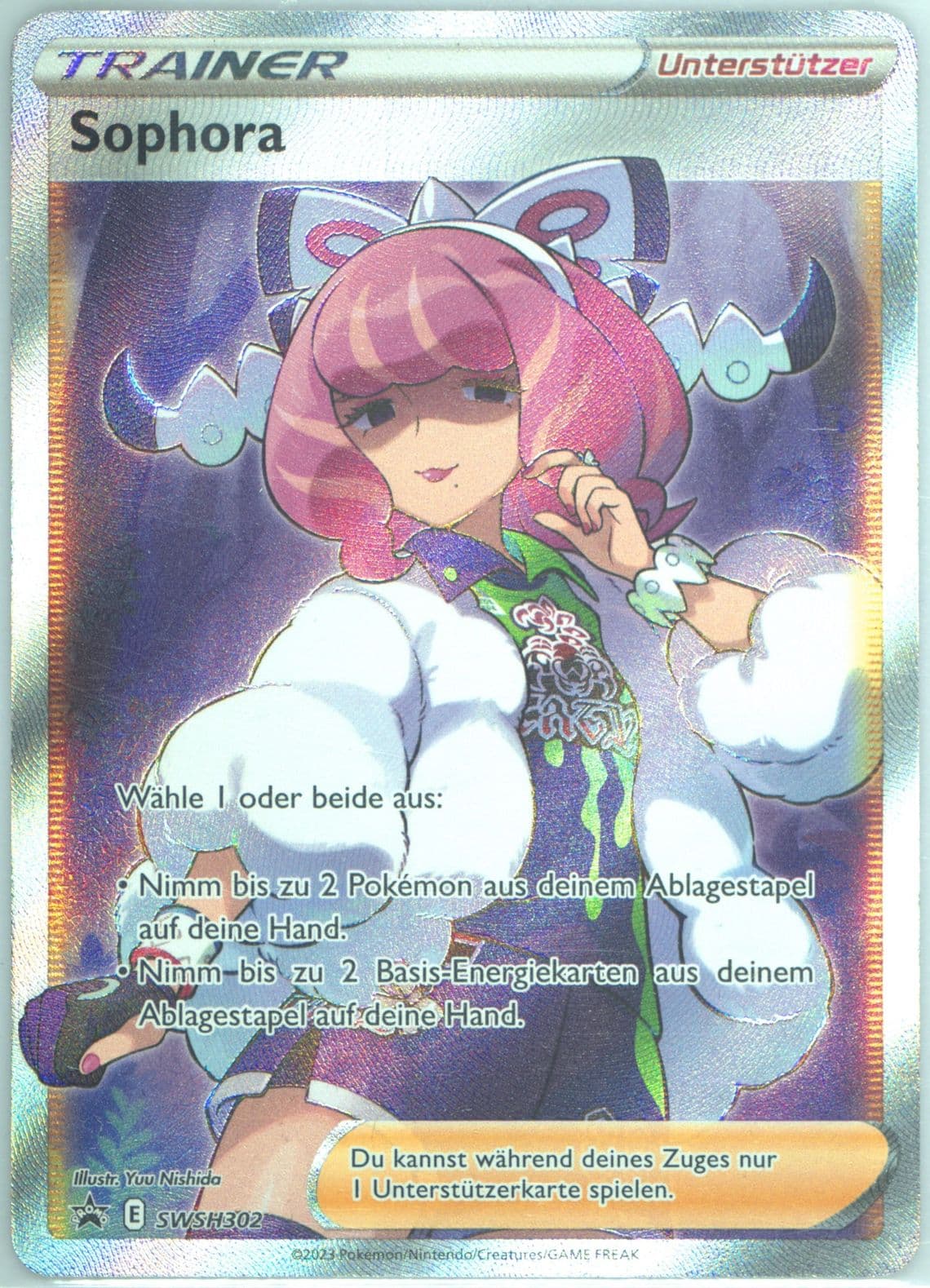 Full Art/Sophora Klara Premium Tournament Collection-German (302) 2023 Pokemon Swsh Black Star Promo