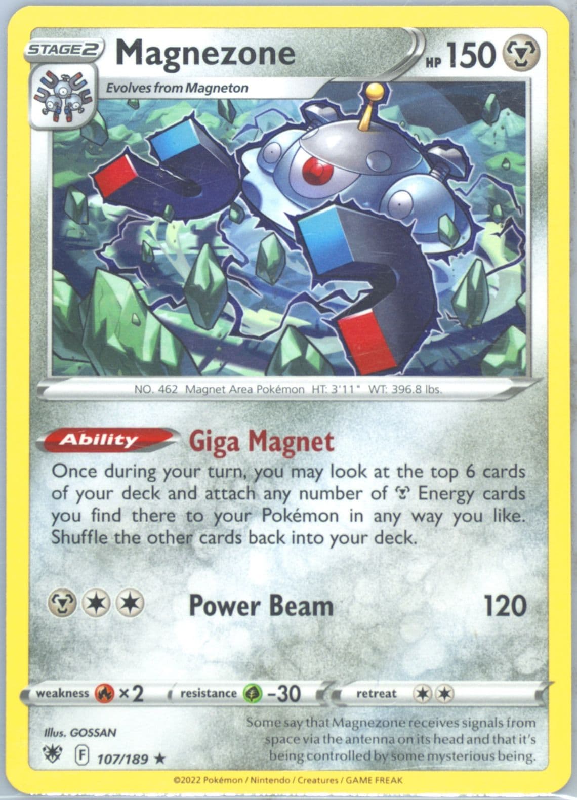 Magnezone Build & Battle Box (107) 2022 Pokemon Sword & Shield Astral Radiance