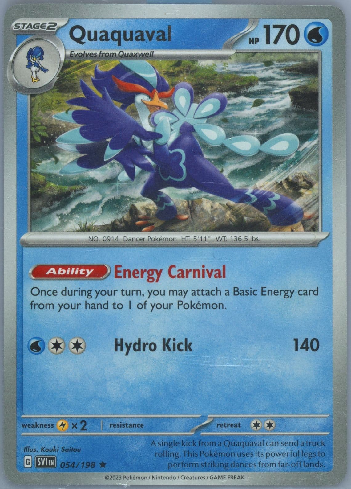 Quaquaval Scarlet & Violet Build & Battle Box (054) 2023 Pokemon Svi EN-Scarlet & Violet