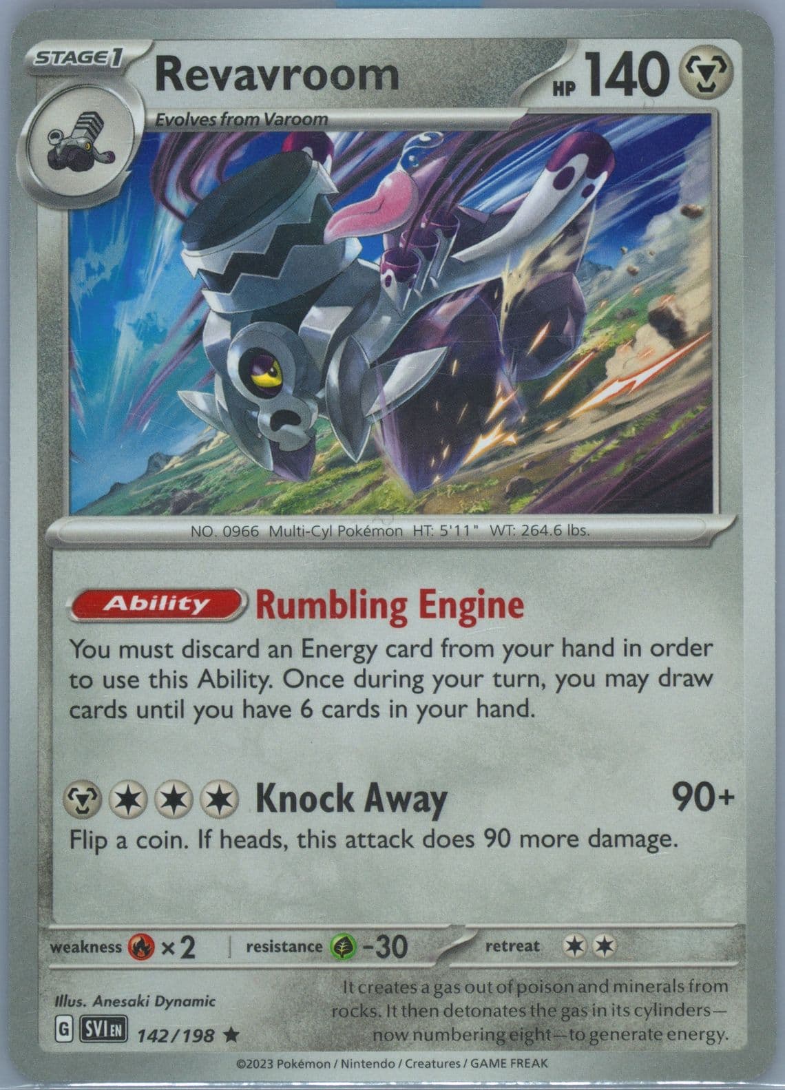 Revavroom Scarlet & Violet Build & Battle Box (142) 2023 Pokemon Svi EN-Scarlet & Violet