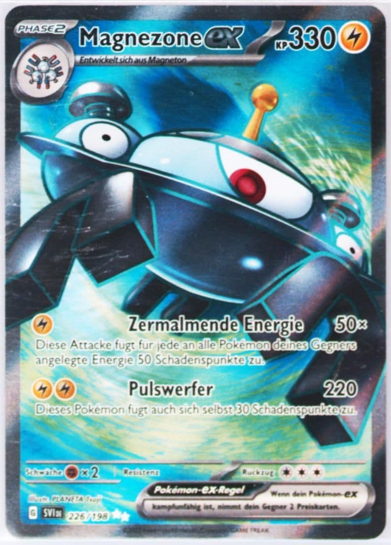Magnezone EX Ultra Rare (226) 2023 Pokemon German Svi de-Scarlet & Violet