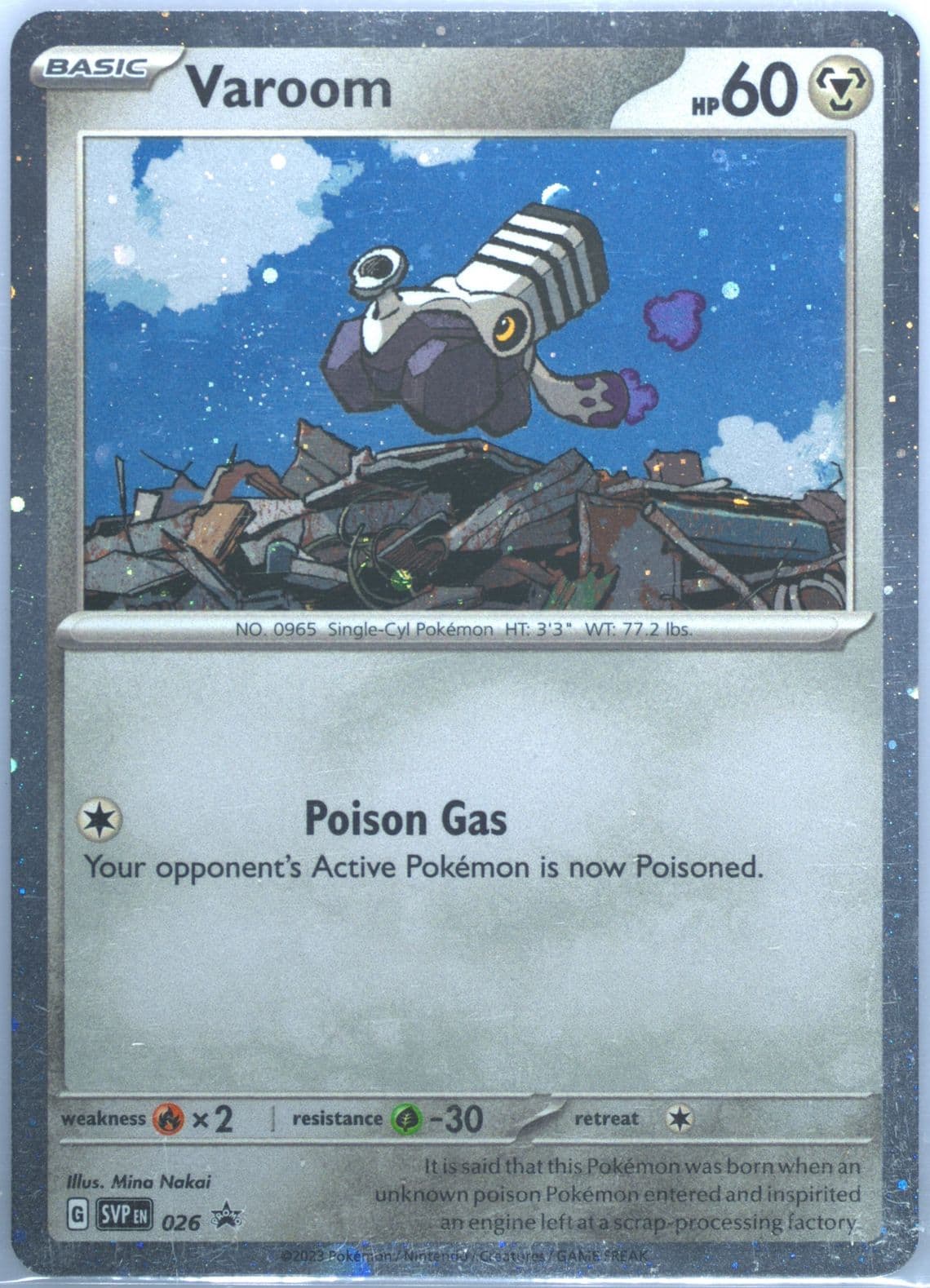 Varoom Paldea Evolved Three Pack Blister (026) 2023 Pokemon Svp EN-SV Black Star Promo