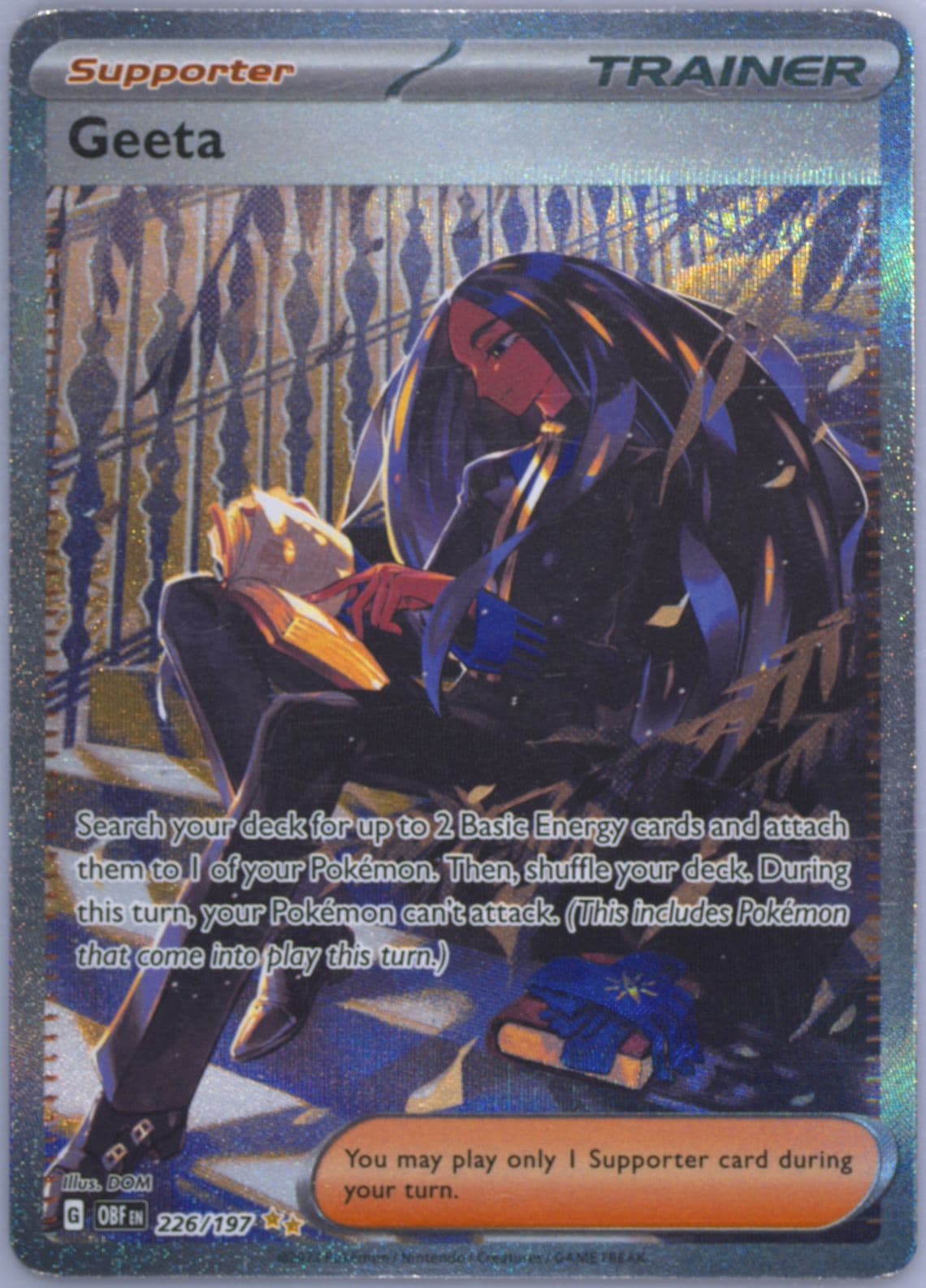 Geeta Special Illustration Rare (226) 2023 Pokemon Obf EN-Obsidian Flames