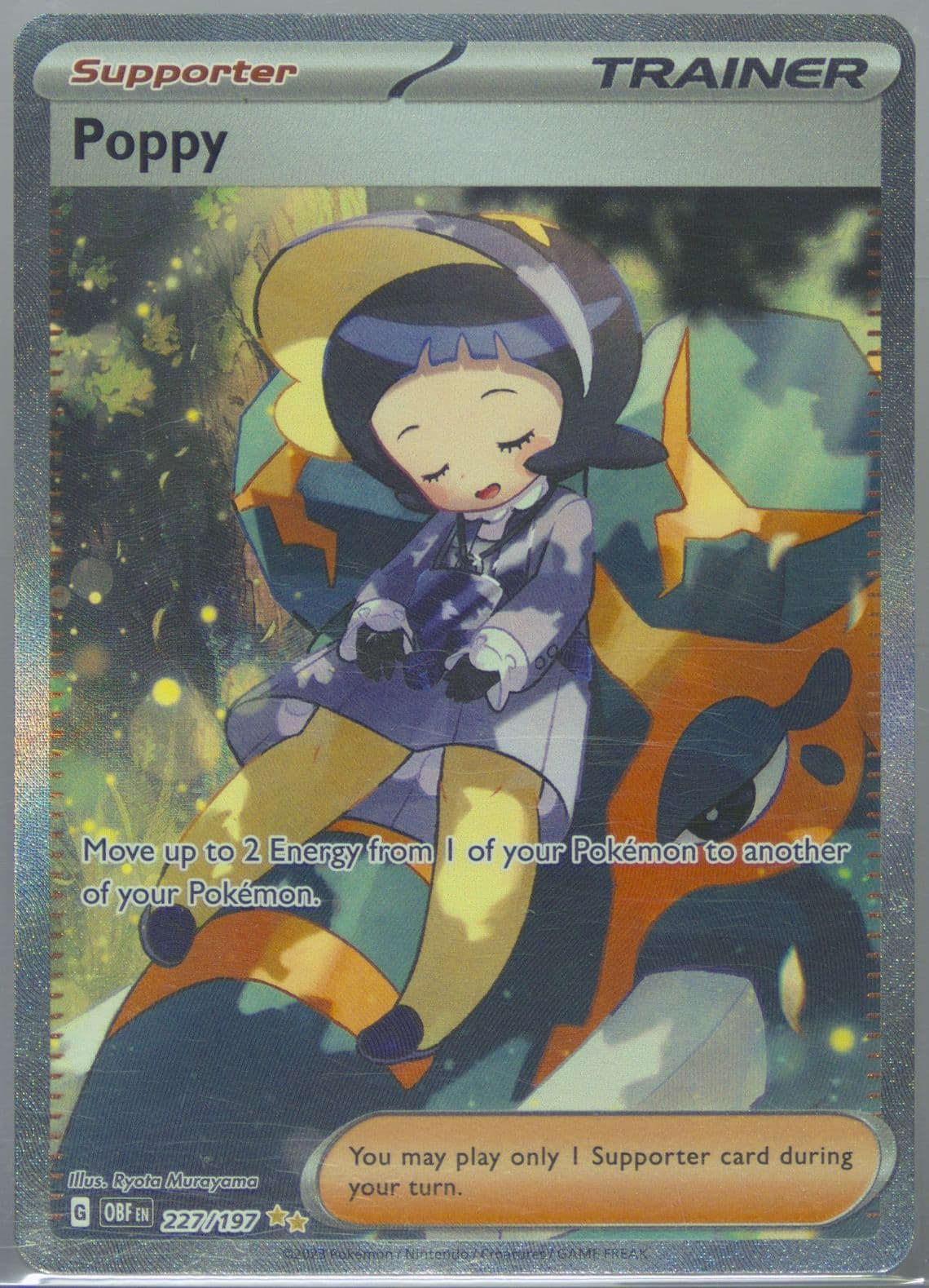 Poppy Special Illustration Rare (227) 2023 Pokemon Obf EN-Obsidian Flames
