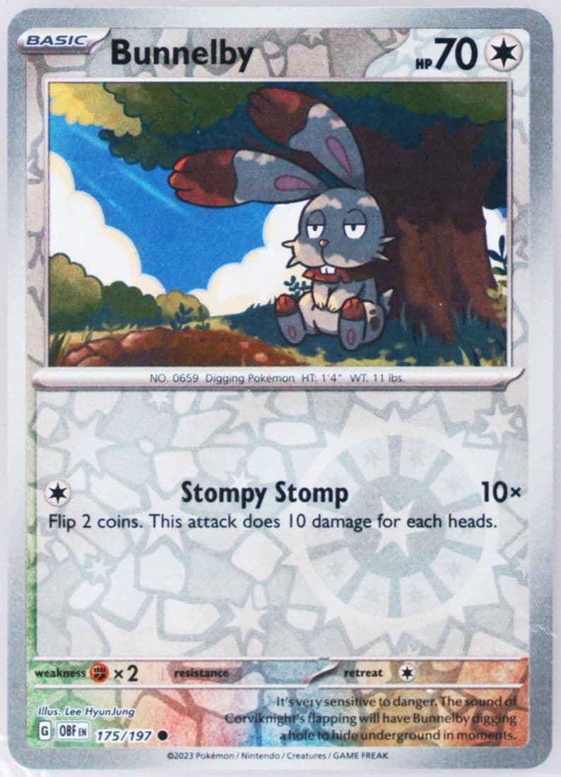 Bunnelby (175) 2023 Pokemon Obf EN-Obsidian Flames