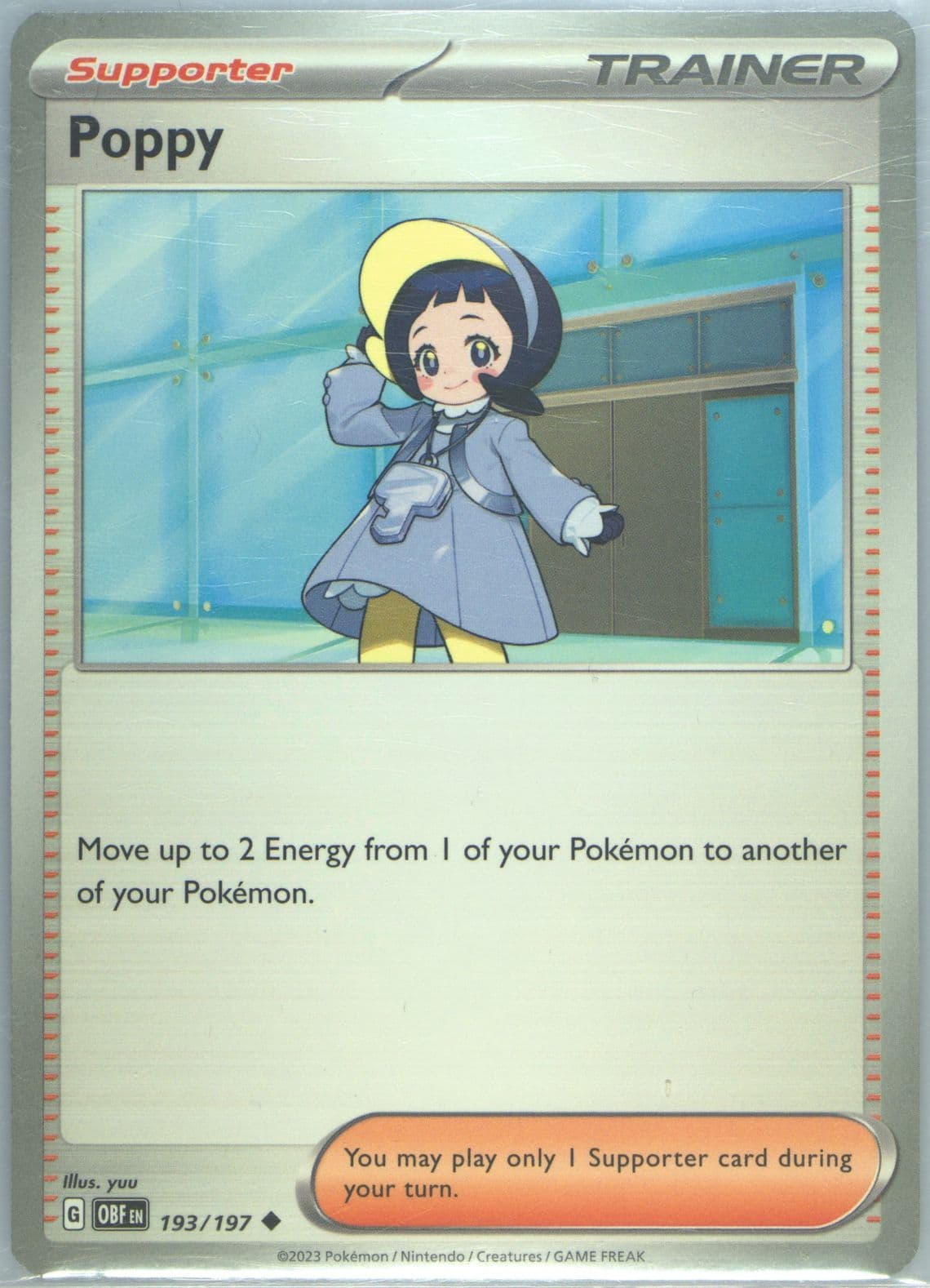 Poppy (193) 2023 Pokemon Obf EN-Obsidian Flames