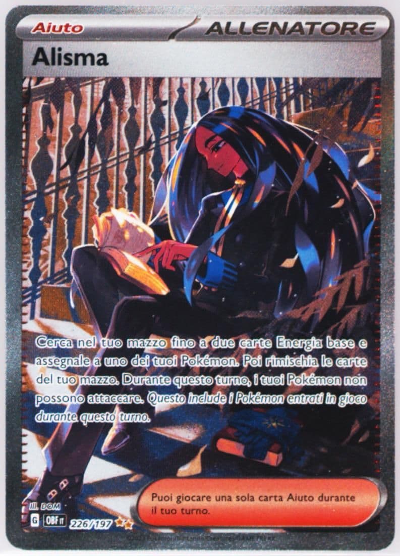 Geeta Special Illustration Rare (226) 2023 Pokemon Italian Obf It-Obsidian Flames