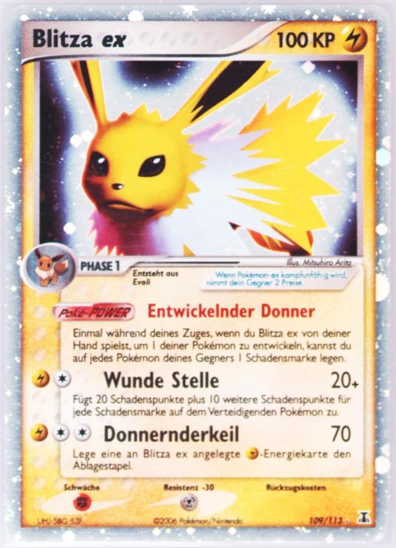 Blitza EX German (109) 2005 Pokemon EX Delta Species