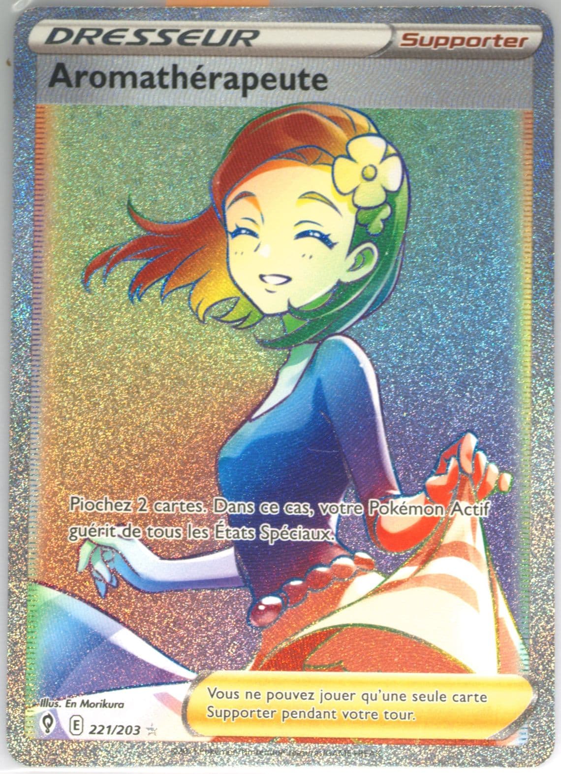 Full Art/Aromatherapeute French-Secret (221) 2021 Pokemon Sword & Shield Evolving Skies