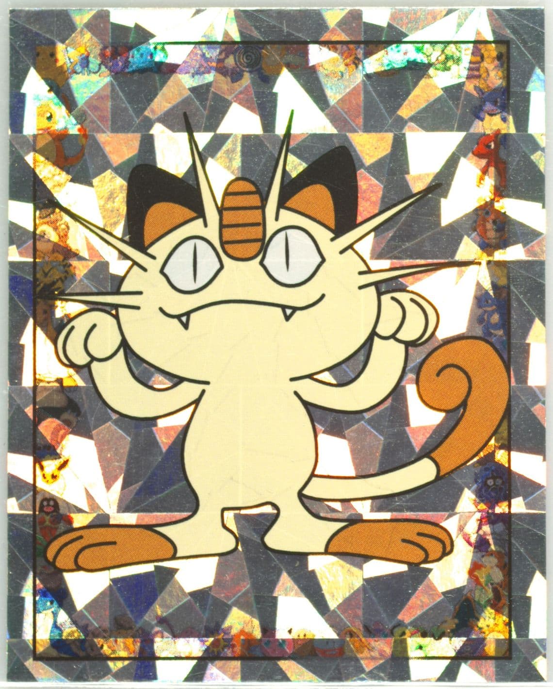 Meowth-Prism Cracked Ice (S11) 1999 Merlin Pokemon