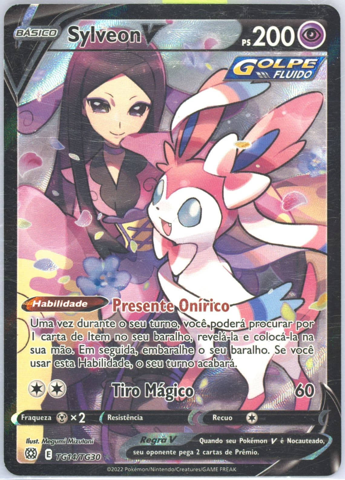 Full Art/Sylveon V Portuguese (TG14) 2022 Pokemon Sword & Shield Brilliant Stars