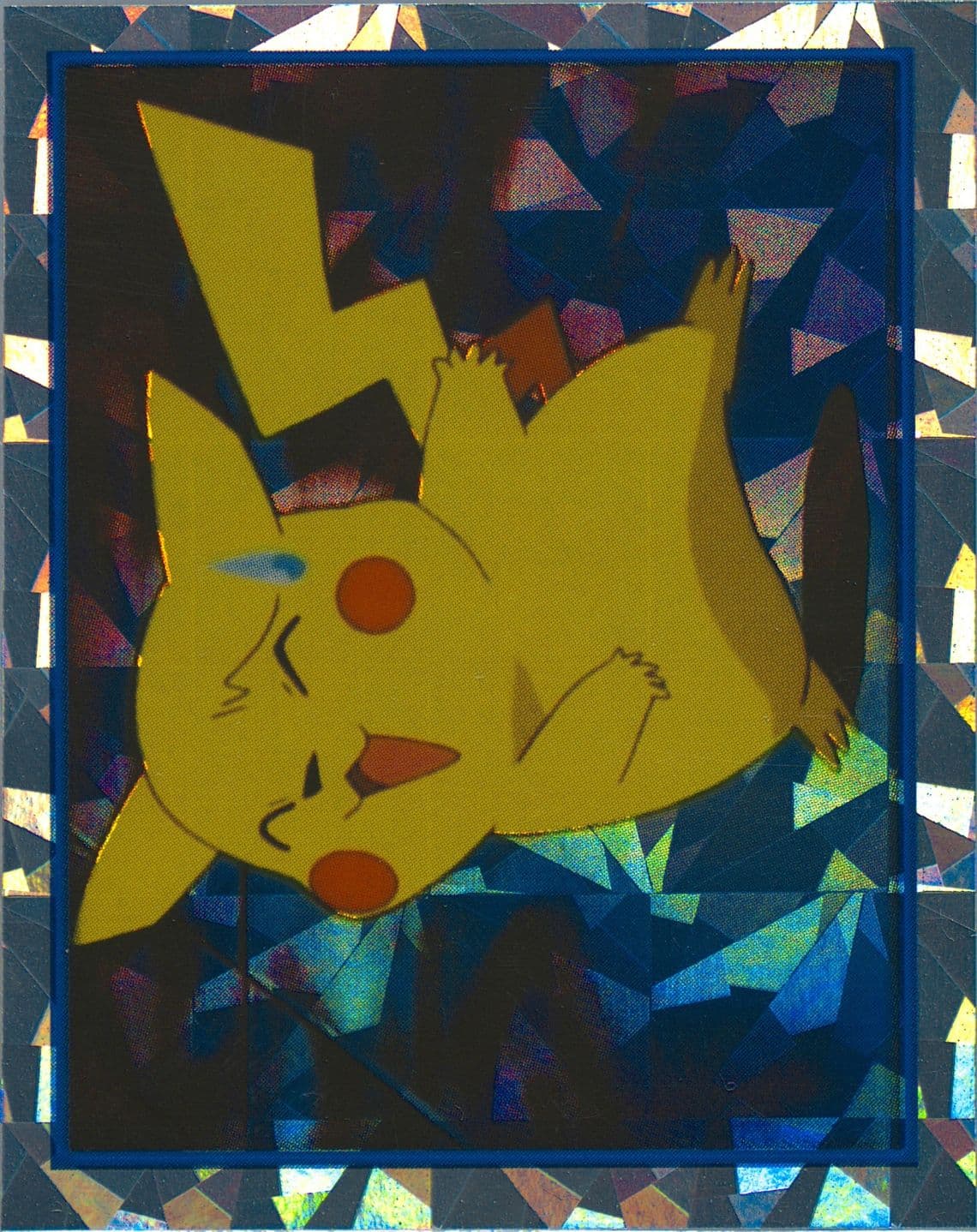 Pikachu-Prism Cracked Ice (15) 2000 Merlin Pokemon 2